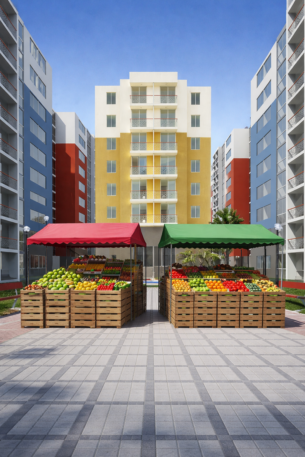 Feria AgroMayorista en condominio